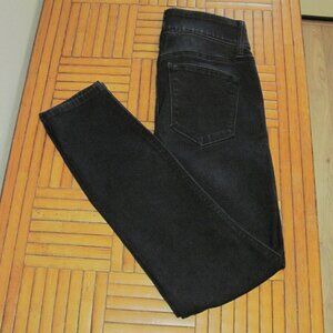 Max Studio Indigo High Rise Skinny Jeans in Black, Size 6